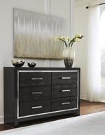 Kaydell Black Dresser - Lara Furniture