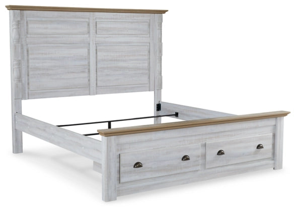 Haven Bay King Panel Storage Bed