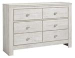 Paxberry Whitewash Dresser - Lara Furniture