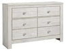 Paxberry Whitewash Dresser - Lara Furniture