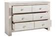 Paxberry Whitewash Dresser - Lara Furniture