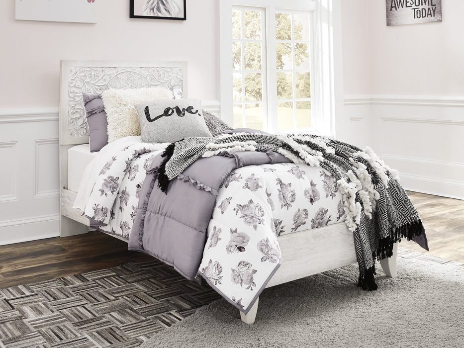 Paxberry Whitewash Panel Youth Bedroom Set - Lara Furniture