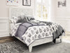 Paxberry Whitewash Full Panel Bed - Lara Furniture