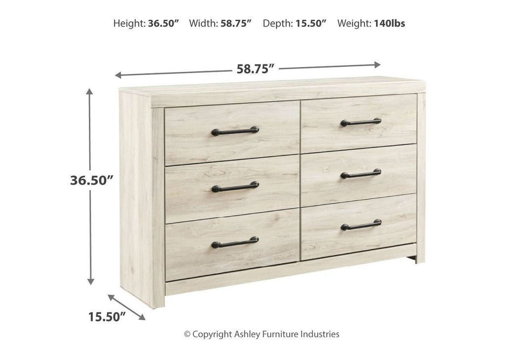 Cambeck Whitewash Dresser - Lara Furniture