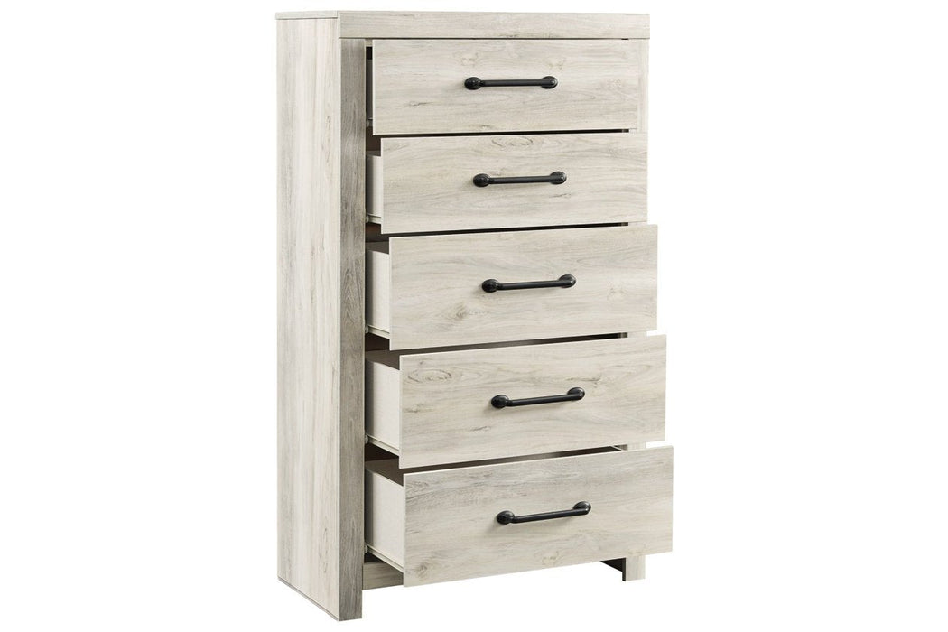 Cambeck Whitewash Chest of Drawers - Lara Furniture