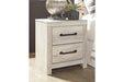 Cambeck Whitewash Nightstand - Lara Furniture