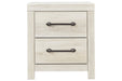 Cambeck Whitewash Nightstand - Lara Furniture