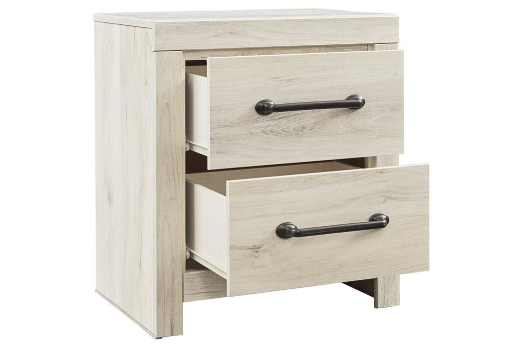 Cambeck Whitewash Nightstand - Lara Furniture