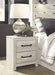 Cambeck Whitewash Nightstand - Lara Furniture