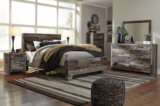 Derekson Gray Panel Bedroom Set | B200 - Lara Furniture
