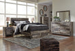 Derekson Gray Footboard Storage Platform Bedroom Set | B200 - Lara Furniture