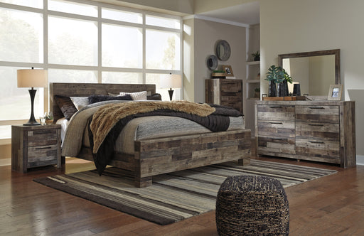 Derekson Gray Panel Bedroom Set | B200 - Lara Furniture