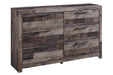 Derekson Multi Gray Dresser - Lara Furniture