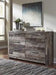 Derekson Multi Gray Dresser - Lara Furniture