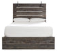 Drystan Brown Queen Side Storage Platform Bed - Lara Furniture