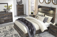 Drystan Brown Queen Footboard Storage Bed - Lara Furniture