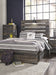 Drystan Brown Full Side Storage Platform Bed - Lara Furniture