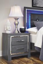 Lodanna Gray Nightstand - Lara Furniture