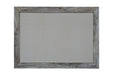 Baystorm Gray Bedroom Mirror - Lara Furniture