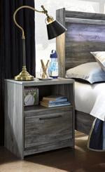 Baystorm Gray Nightstand - Lara Furniture