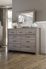 Zelen Warm Gray Dresser - Lara Furniture