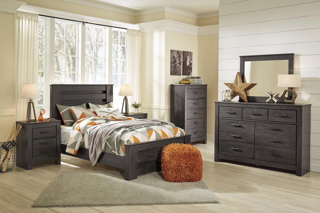 Brinxton Charcoal Panel Youth Bedroom Set - Lara Furniture