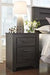 Brinxton Charcoal Nightstand - Lara Furniture