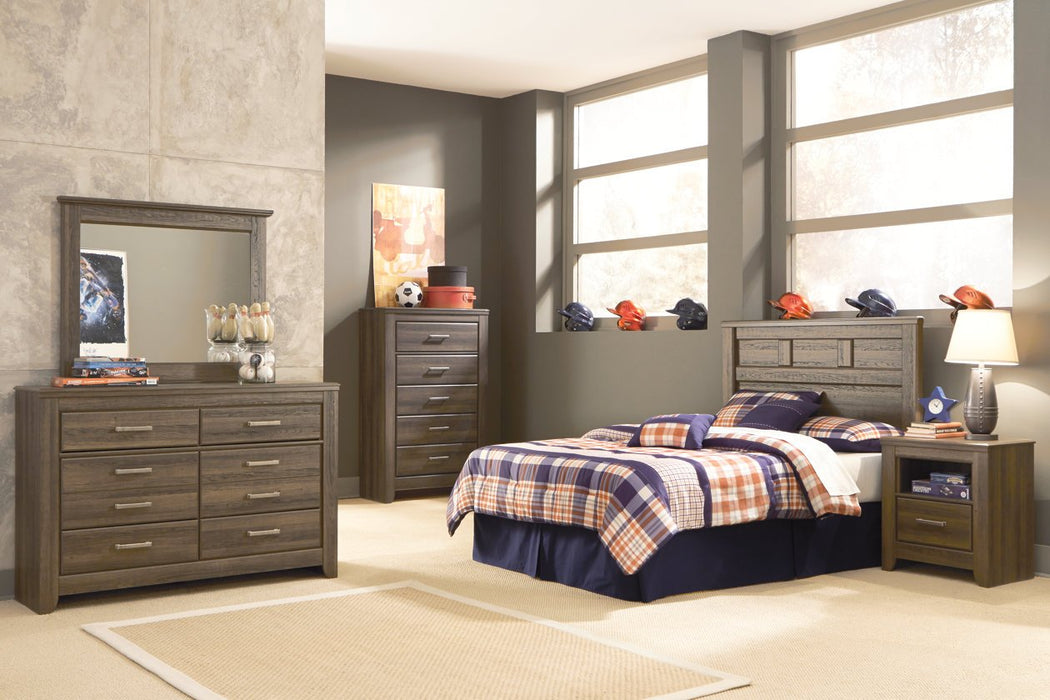 Juararo Dark Brown Chest of Drawers - Lara Furniture