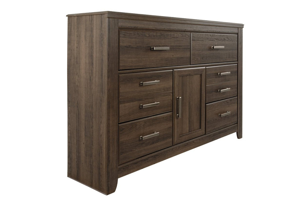 Juararo Dark Brown Dresser - Lara Furniture