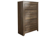 Juararo Dark Brown Chest of Drawers - Lara Furniture