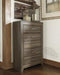 Juararo Dark Brown Chest of Drawers - Lara Furniture