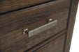 Juararo Dark Brown Nightstand - Lara Furniture