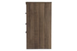 Juararo Dark Brown Nightstand - Lara Furniture