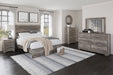 Ralinksi Gray  Queen Panel Bed - Lara Furniture