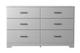 Stelsie White Dresser - Lara Furniture