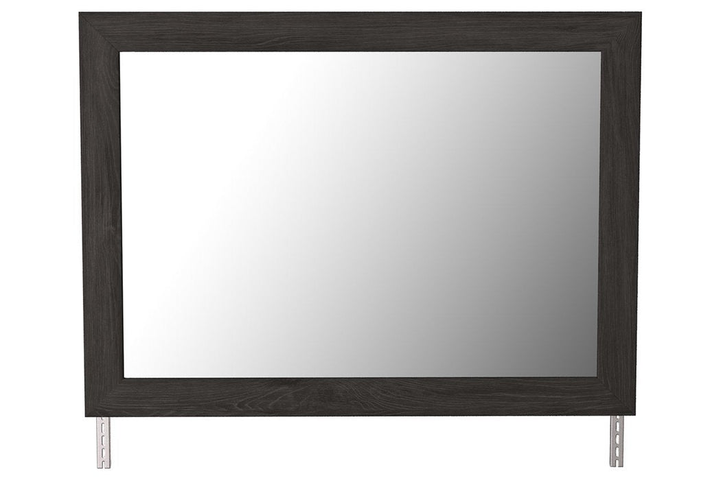 Belachime Black Bedroom Mirror - Lara Furniture