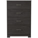 Belachime Black Panel Bedroom Set - Lara Furniture