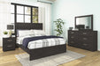 Belachime Black Panel Bedroom Set - Lara Furniture