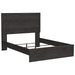Belachime Black Queen Panel Bed - Lara Furniture