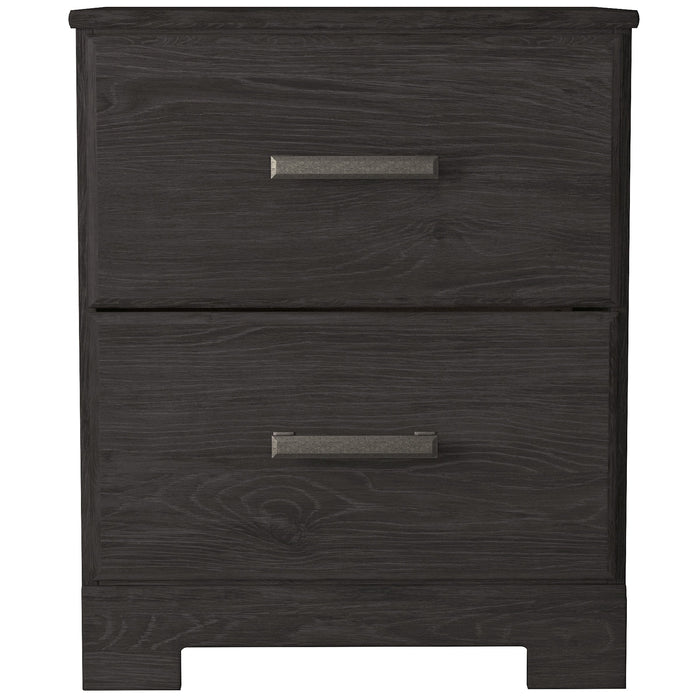 Belachime Black Panel Bedroom Set - Lara Furniture