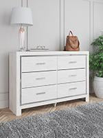 Altyra White Dresser - Lara Furniture