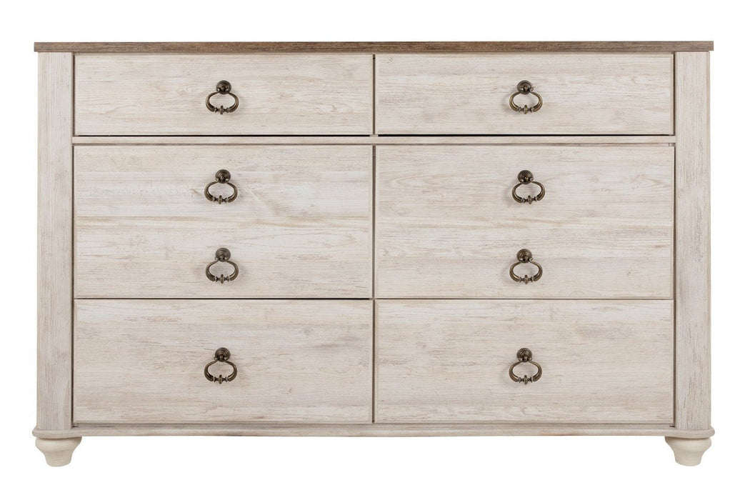 Willowton Two-tone Dresser - Lara Furniture