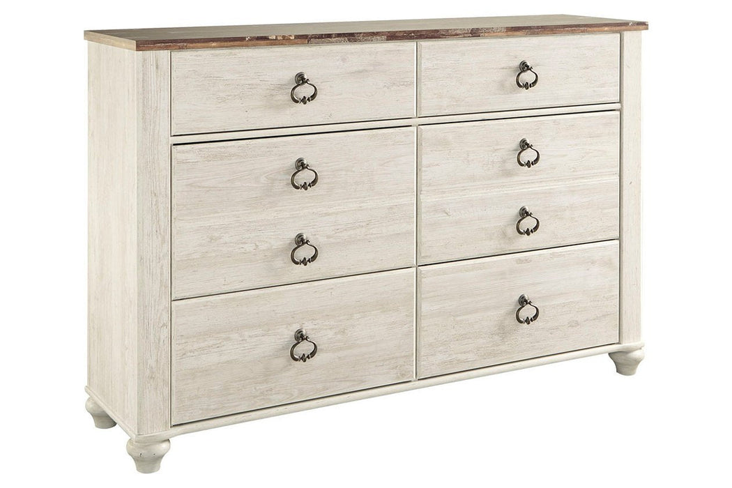 Willowton Two-tone Dresser - Lara Furniture