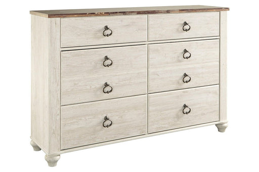 Willowton Two-tone Dresser - Lara Furniture