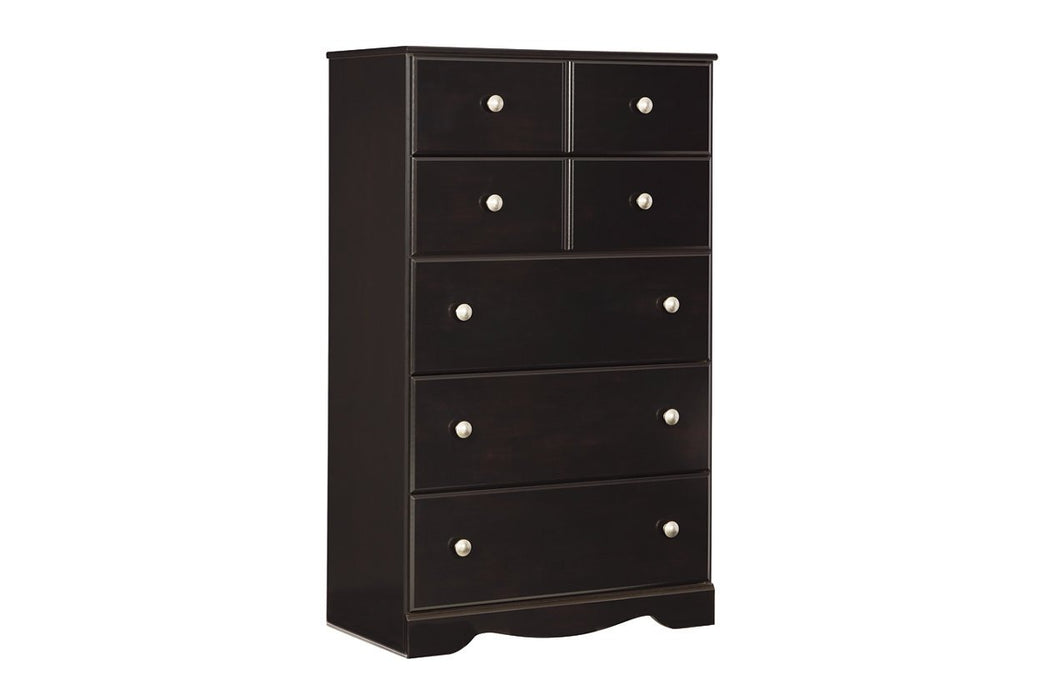 Mirlotown Almost Black Chest of Drawers - Lara Furniture