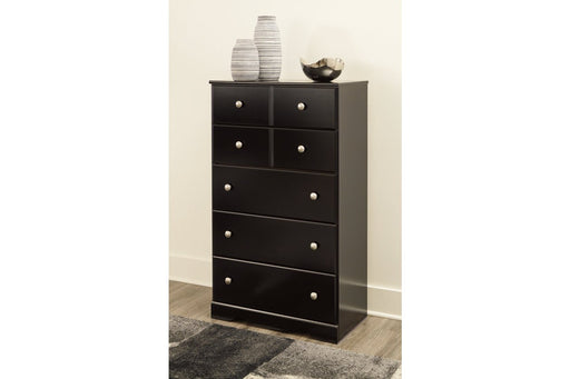 Mirlotown Almost Black Chest of Drawers - Lara Furniture