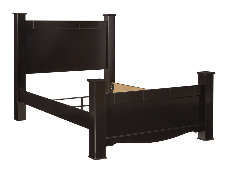 [SPECIAL] Mirlotown Black Queen Poster Bed