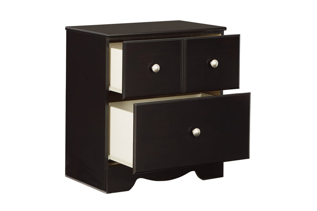 Mirlotown Almost Black Nightstand - Lara Furniture