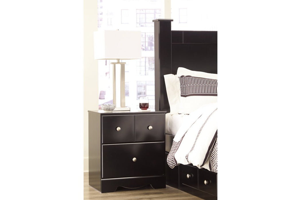 Mirlotown Almost Black Nightstand - Lara Furniture