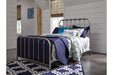 Nashburg Silver Queen Metal Bed - Lara Furniture